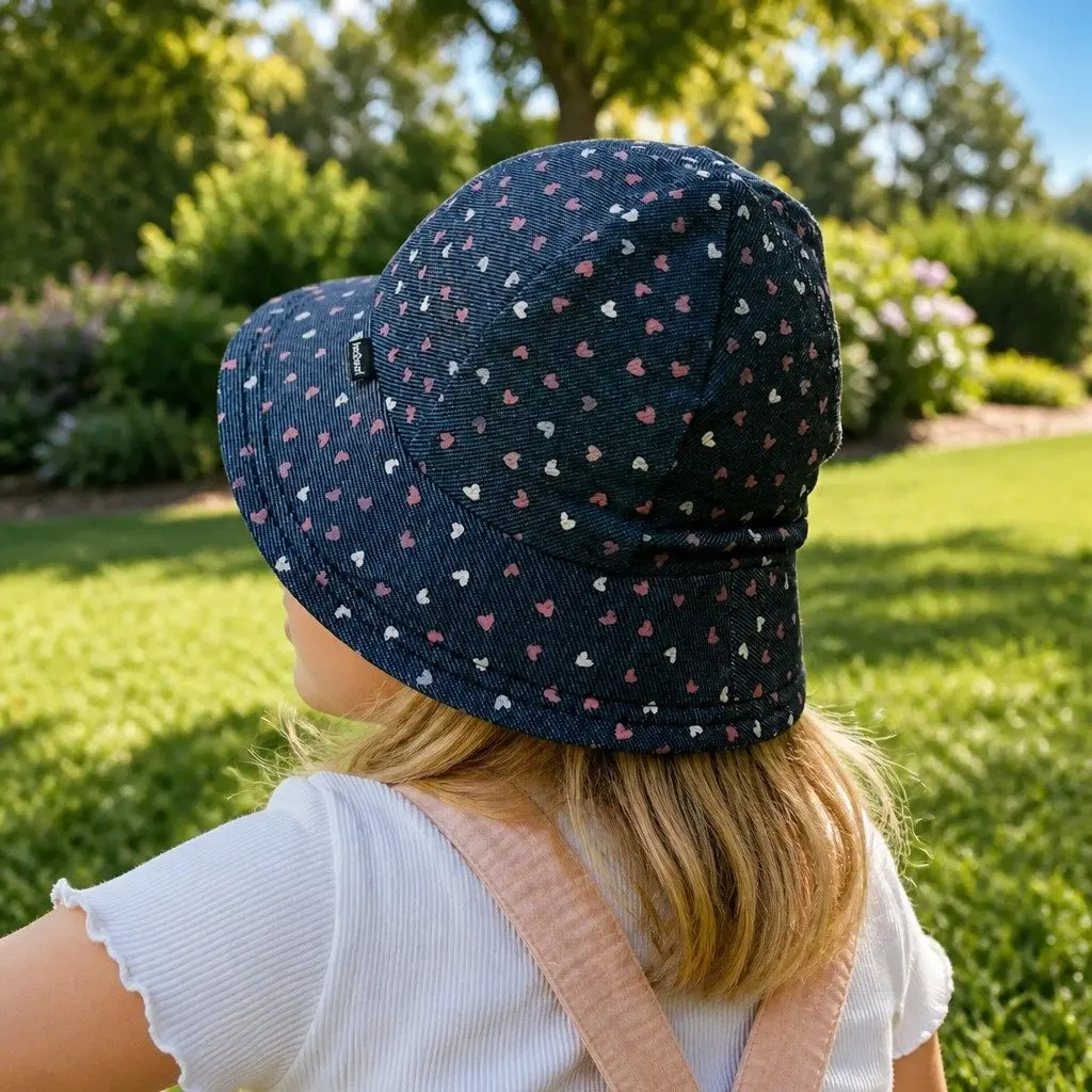 Toddler Bucket Hat for Sun Protection UPF50+ Soft Brim
