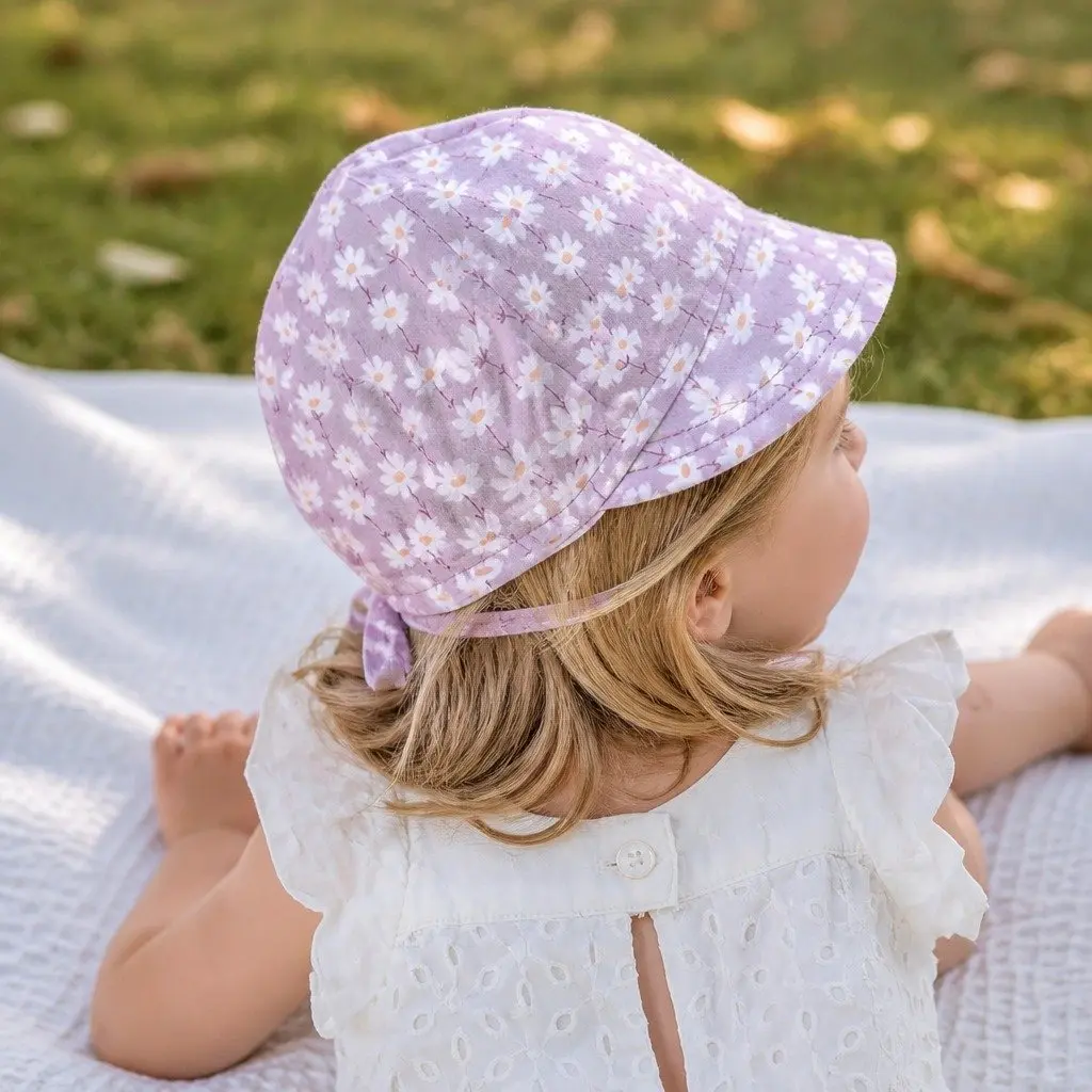 Soft Cotton Jersey Legionnaire Hat for Babies, Cosmos L