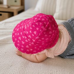 Baby Legionnaire Hat with Hearts for Sun Protection UPF50+