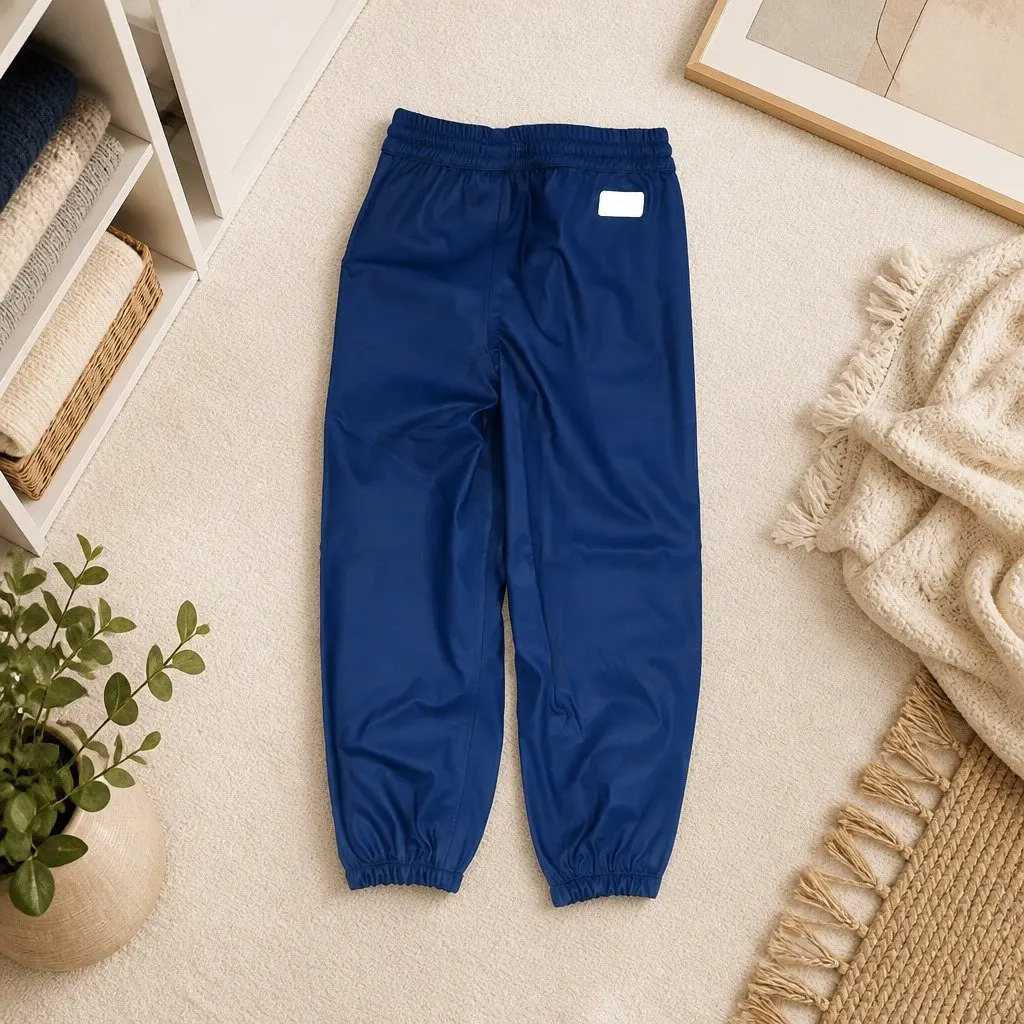Navy Splash Pants for Kids Outdoor Fun