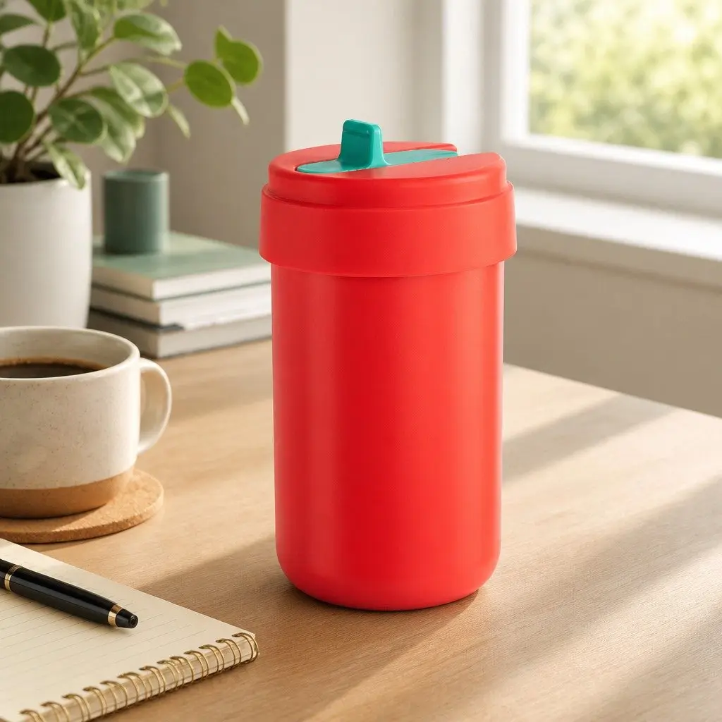 Portable Double-Layer Insulated Coffee Cup 380ml
