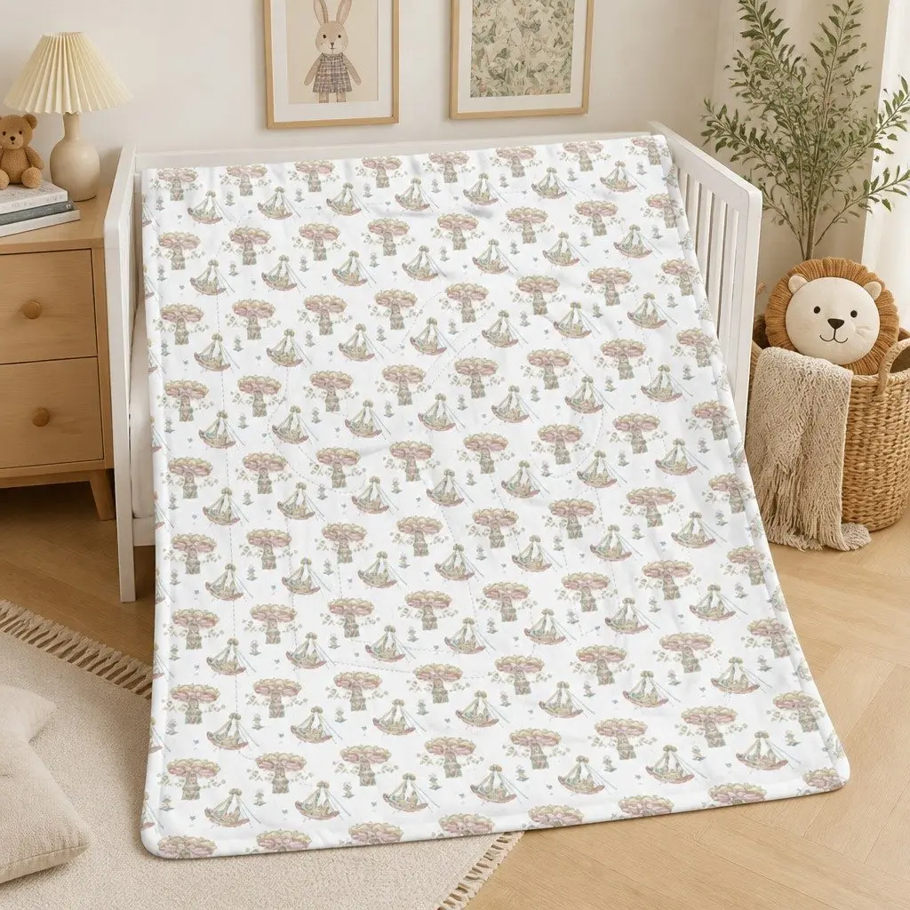 Moisture-Wicking Kids Comforter Blanket 120x150cm