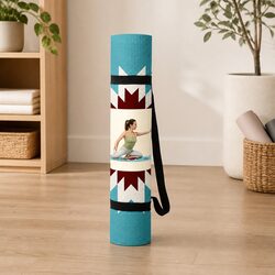 Thick Lightweight Yoga Mat with Navajo Design