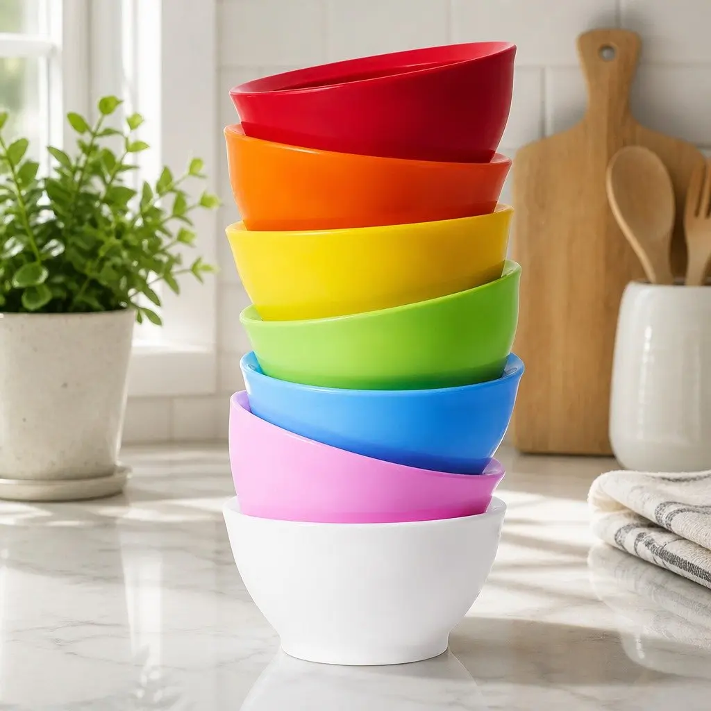 Kids Spill-Proof Anti-Slip Bowl Stage 1 Feeding Toddler Infant Self-Feed Pink