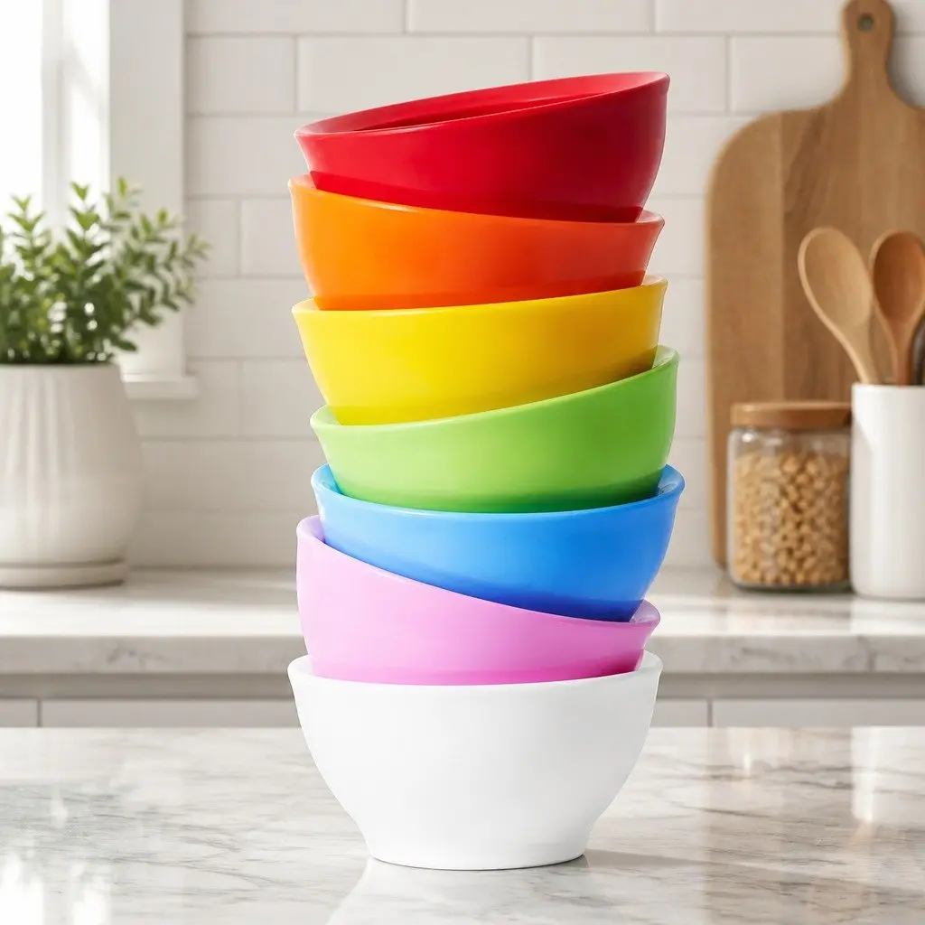 Feeding Bowl Silicone Yellow 237ml Spill-Proof Anti-Slip Toddler Learning