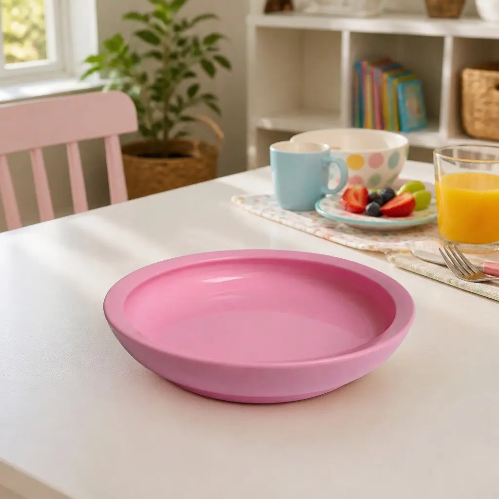 Spill-Proof Kids Plate with Smart-Edge Technology