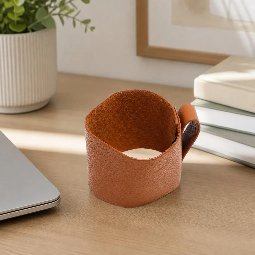 Leather Sleeve for Tablets and Small Laptops