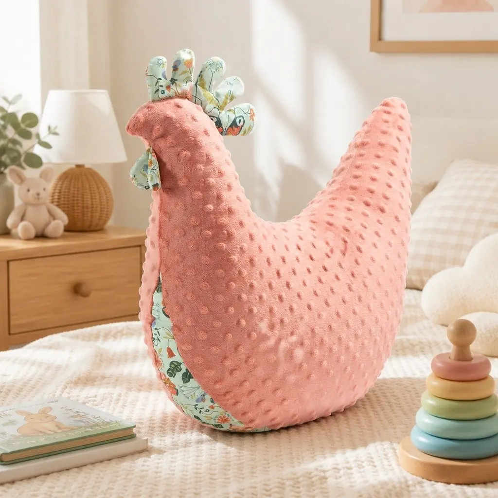 Soft Hen-Shaped Nursing Pillow for Pregnancy and Feeding