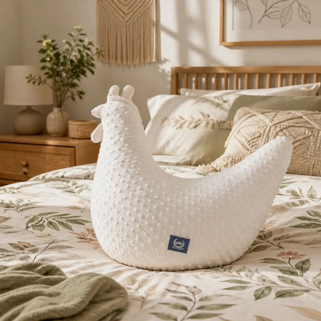 Hen-Shaped Nursing Pillow for Moms and Babies