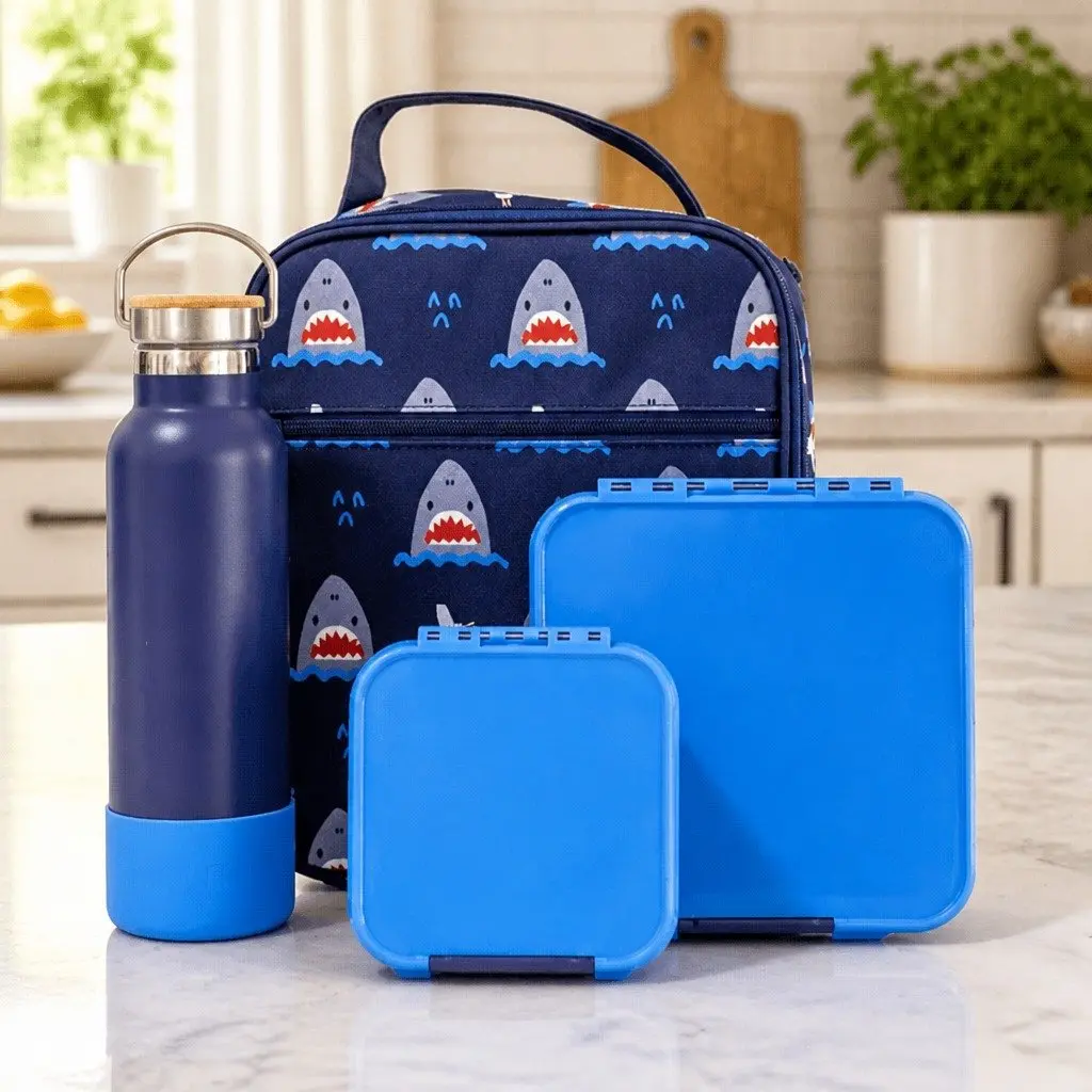 Leakproof Bento Two Kids Lunch Box with Dividers