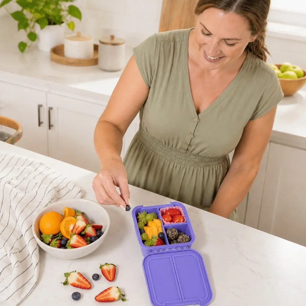Kids Bento Lunch Box with Two Compartments