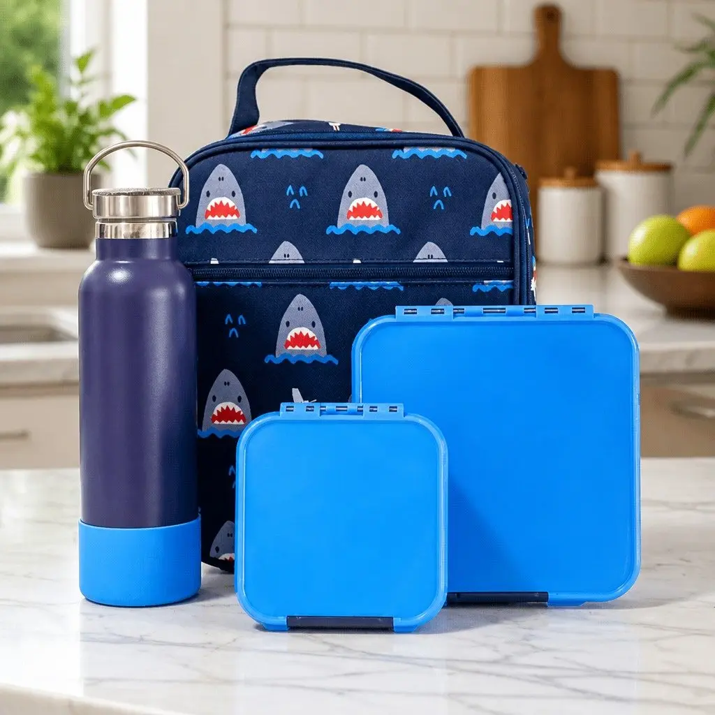 Leakproof Bento Two Kids Lunch Box with Compartments