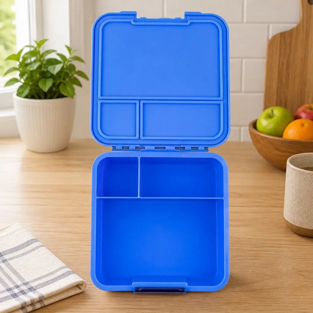 Bento Three Kids Lunch Box Leakproof Three Compartment Food Container School