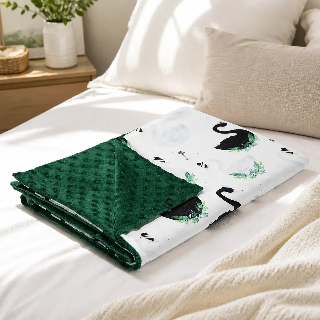 Kids Light Blanket 110x140cm Cotton Minky Fleece