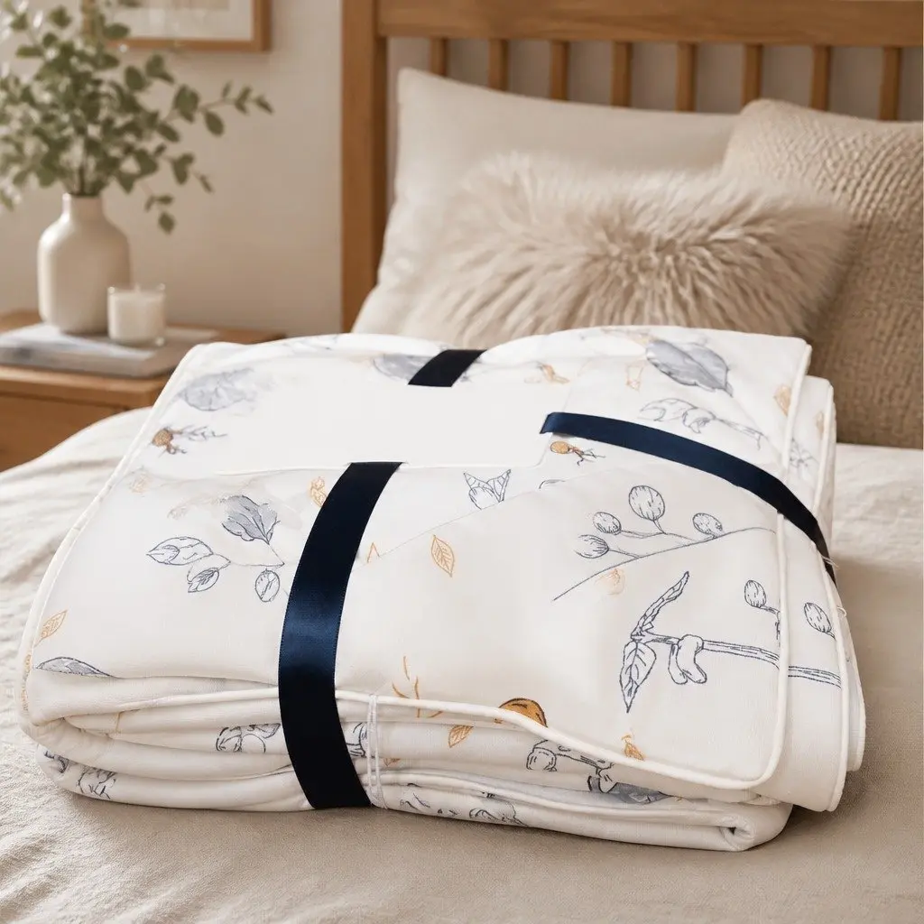 Cooling Comforter Blanket Nylon 200x230cm Moisture-Wicking Soft Lightweight