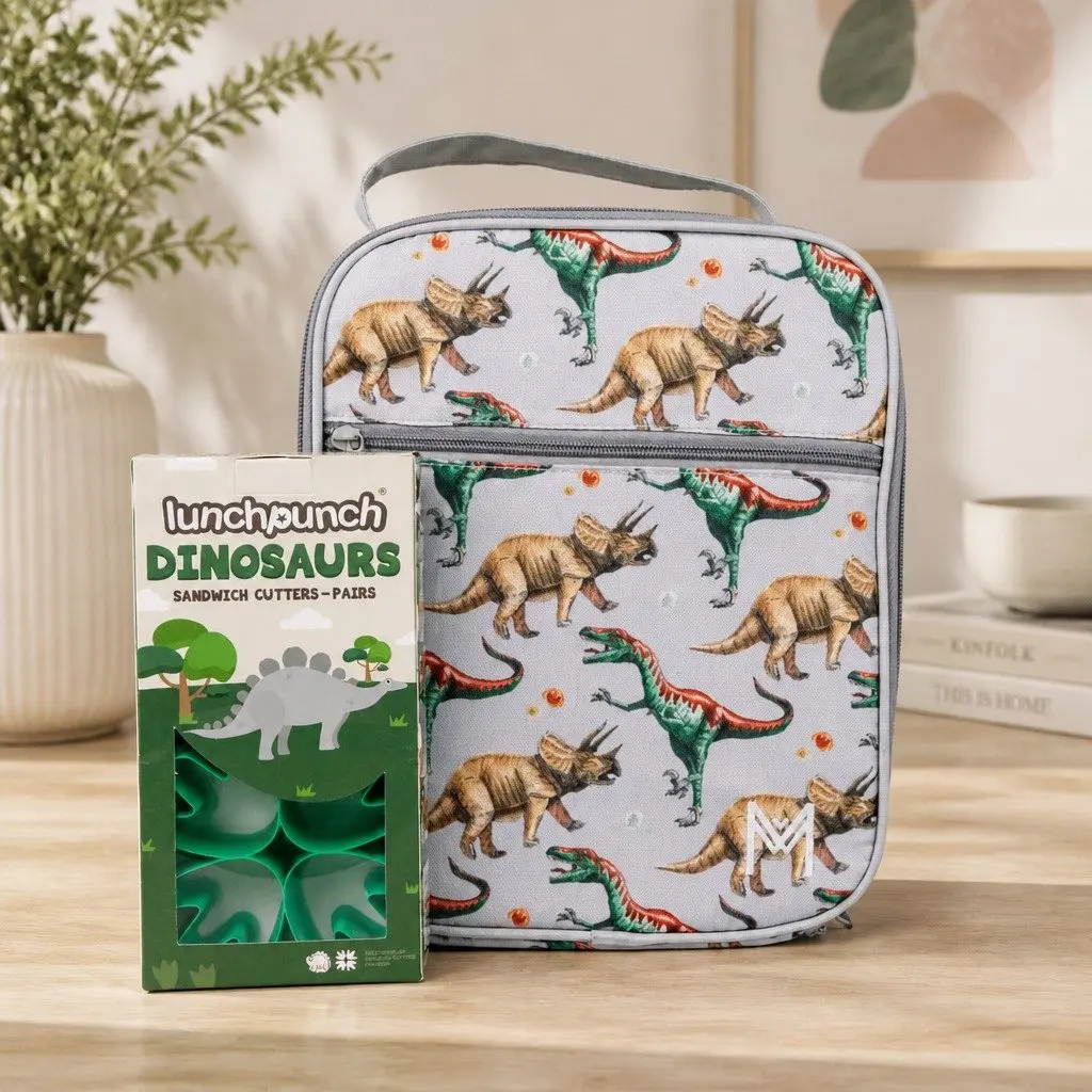 Sandwich Cutters Plastic Dinosaur 2 Piece Set