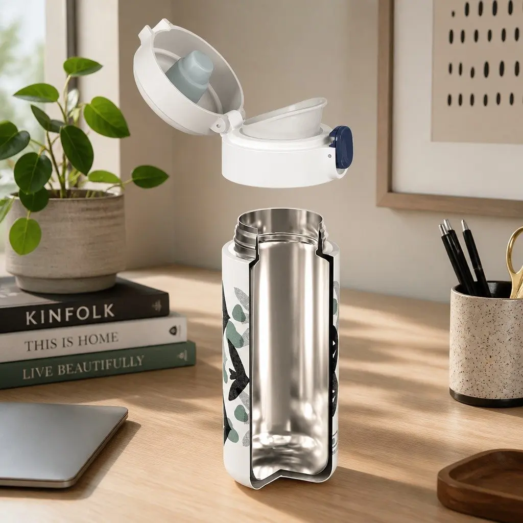 360ML Kids Insulated Water Bottle with Sport Cap