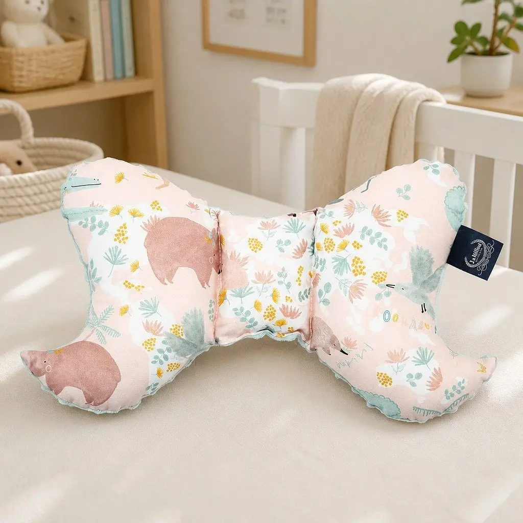 Angel's Wings Head Support Pillow for Baby Comfort