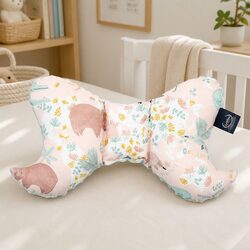 Premium Angel's Wings Head Support Pillow for Baby Comfort