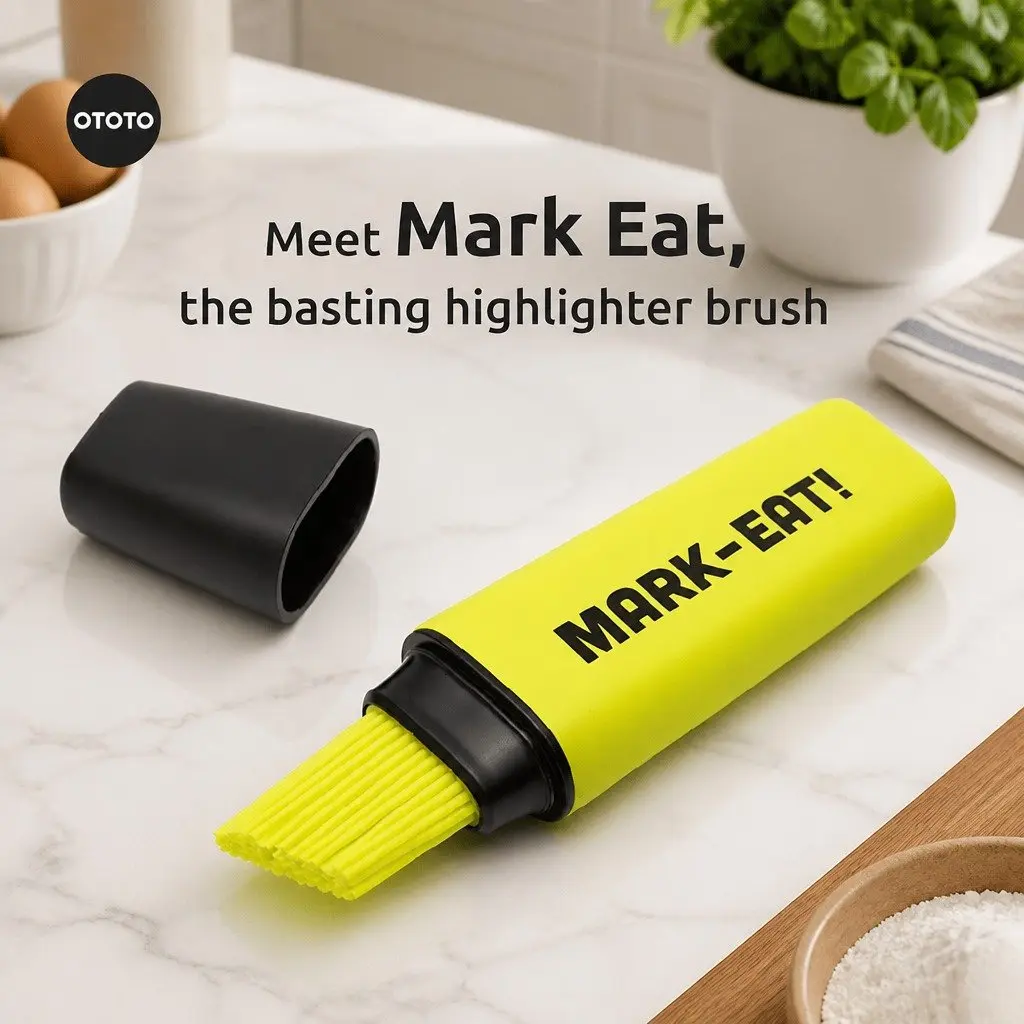 Silicone Pastry Brush Basting Kitchen Cooking Tool Oversized Design Dishwasher