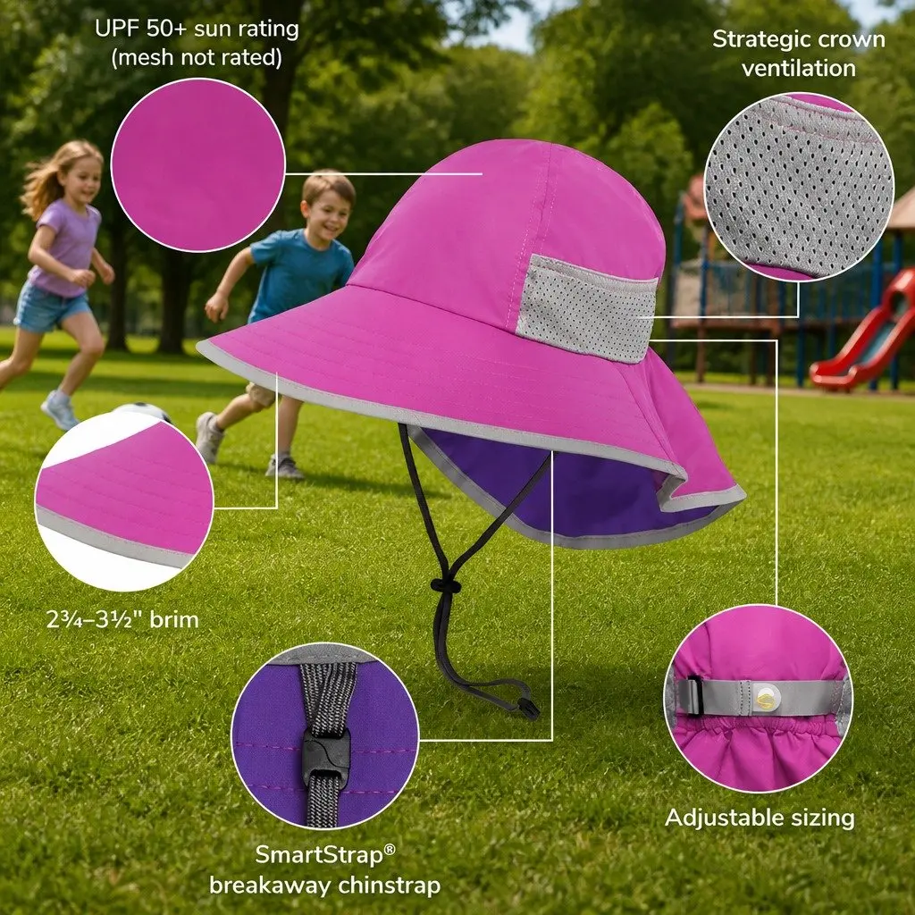 Kids Play Hat with UPF50+ Sun Protection