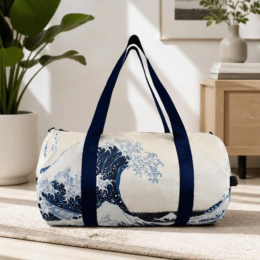 Weekender Bag Recycled Taffeta 25 x 50 x 25 cm Multi-colour