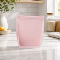 Stand-Up Silicone Food Storage Bag 1.5L in Blush