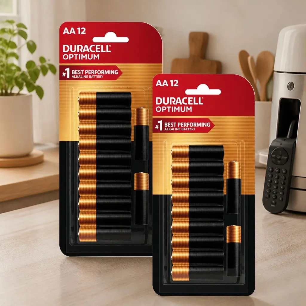 High Performance AA Alkaline Batteries 1.5V Dual Pack 24 Count