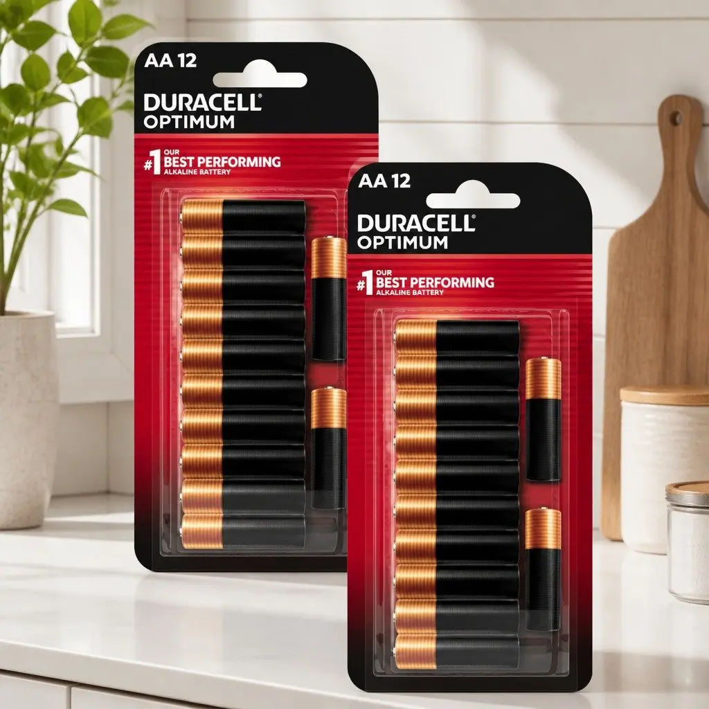 High Performance AA Alkaline Batteries 1.5V Dual Pack 24 Count