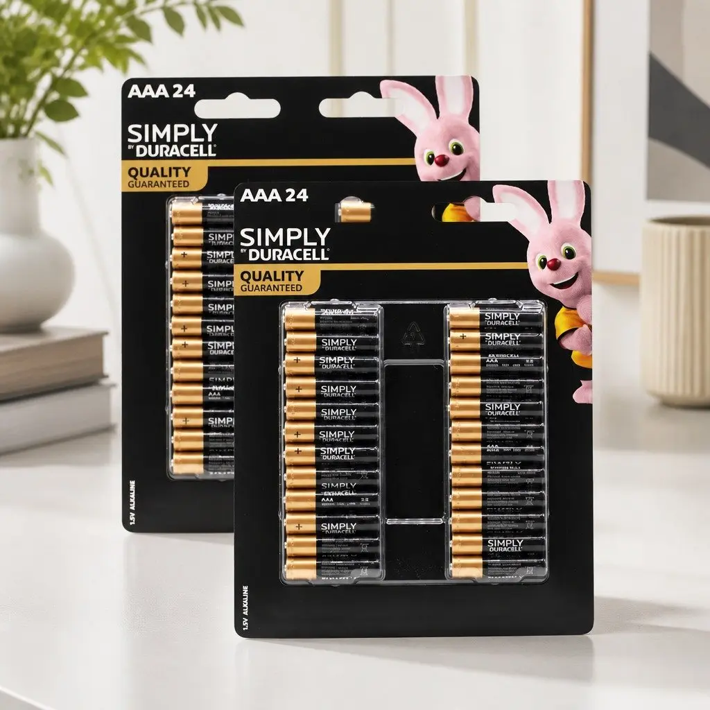 AAA Alkaline Batteries 24 Pack Long Lasting Power