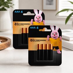 AAA Alkaline Batteries 1.5V High-Drain Devices Wireless Game Controllers