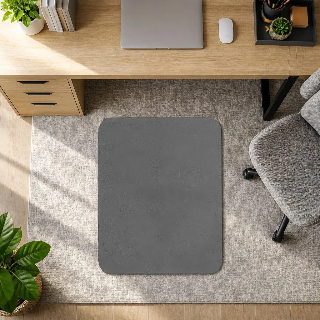Chair Mat PVC 120x90cm Black