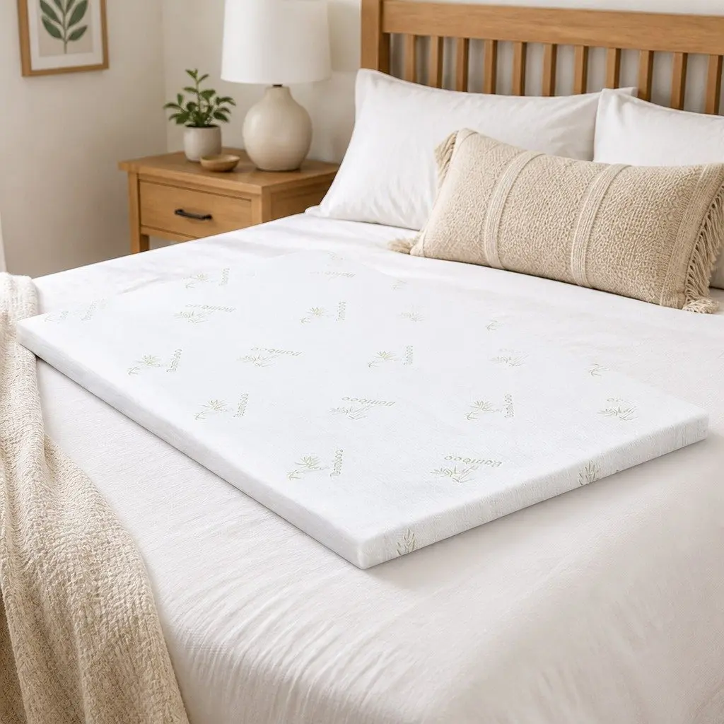 King Single 5cm Memory Foam Mattress Topper with Gel