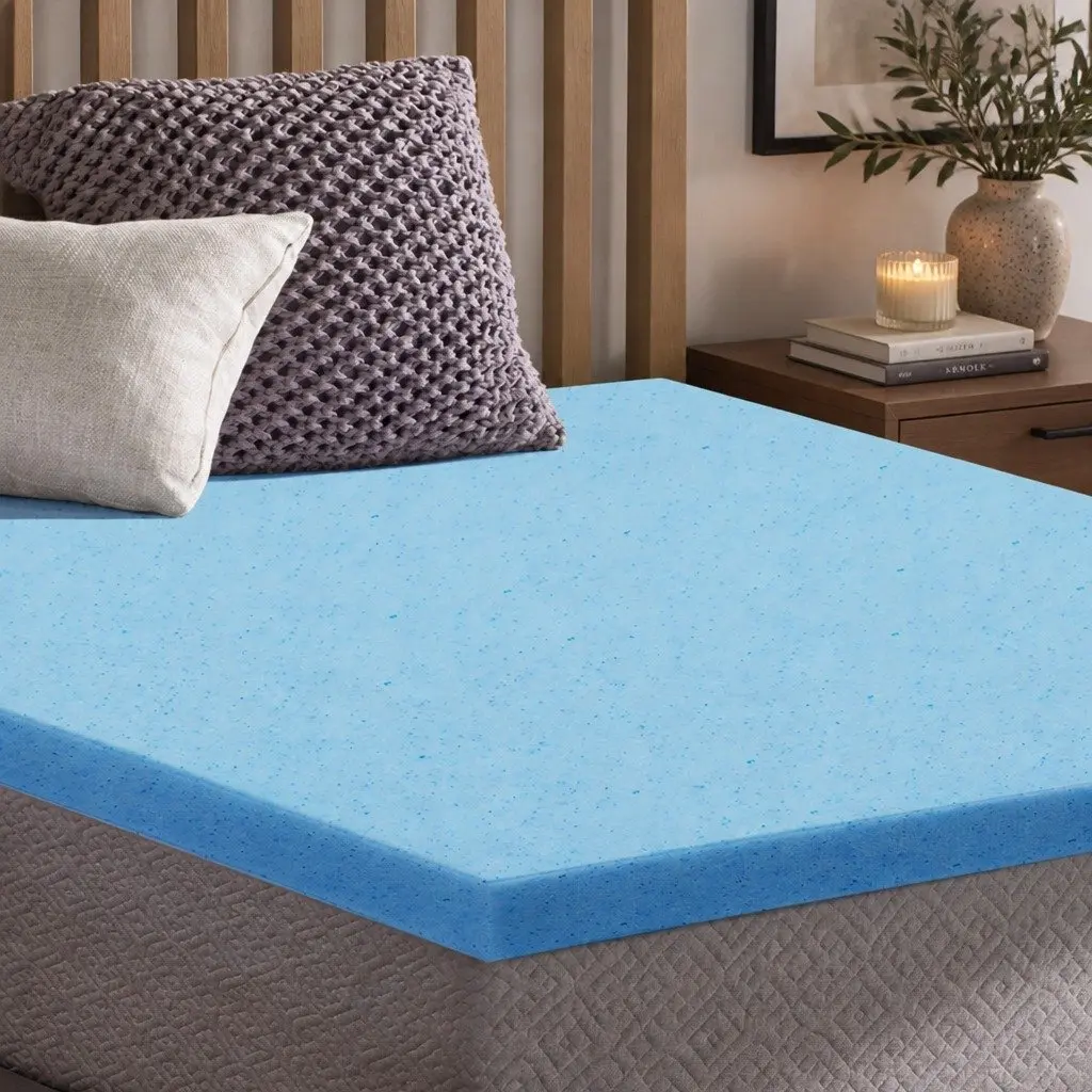 5cm Cool Gel Memory Foam Mattress Topper