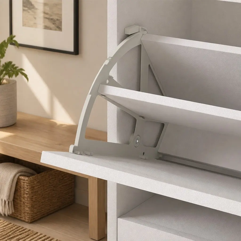 75cm Shoe Rack with Padded Seat and Storage Flip Drawer