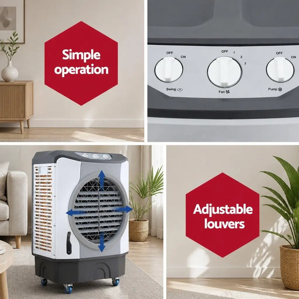 3-in-1 Evaporative Air Cooler 45L