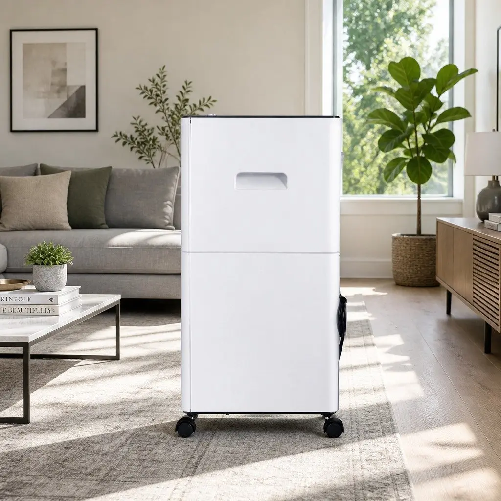 Evaporative Air Cooler 6L Water Tank Humidifier Purifier Fan Black and White Portable