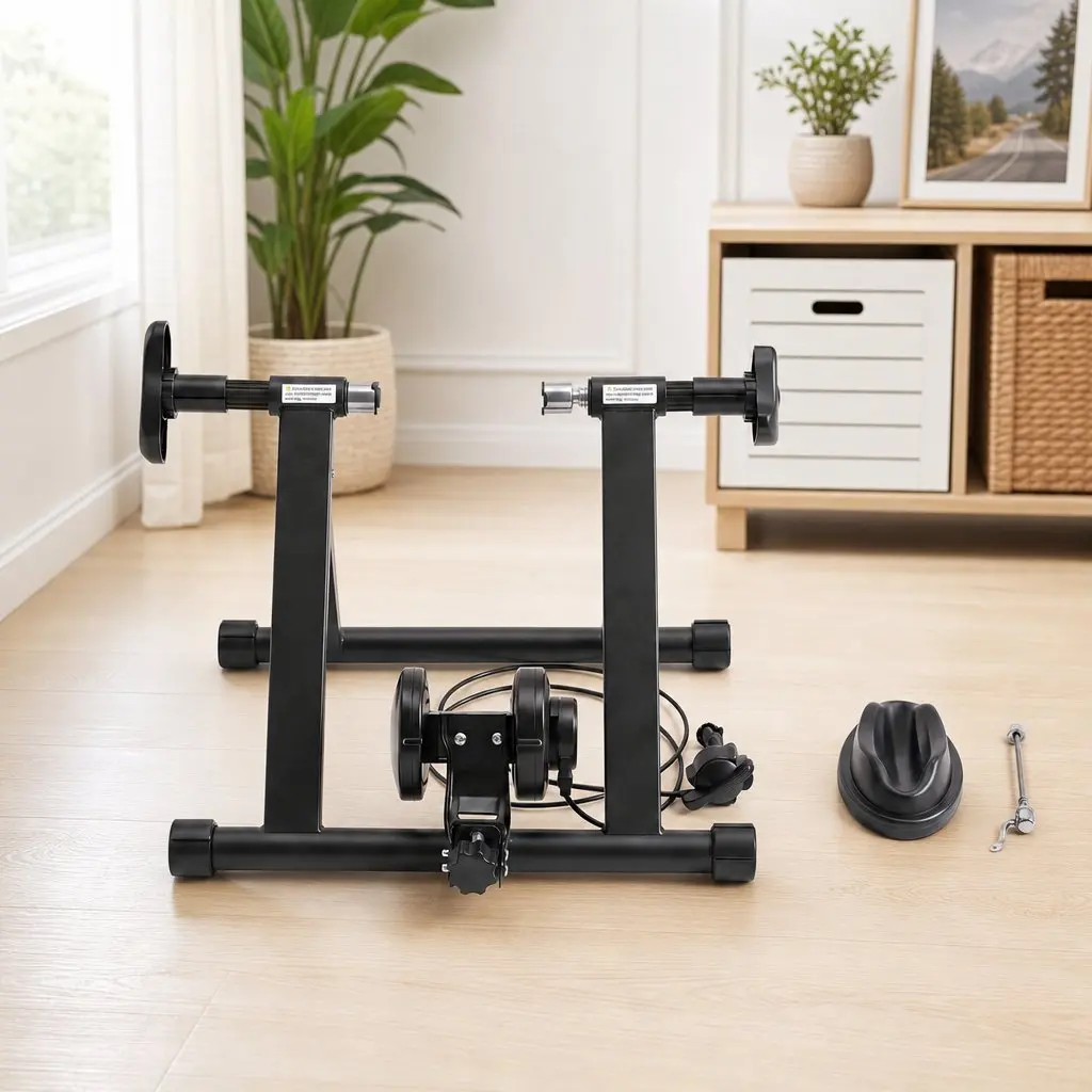 Foldable Bike Trainer Stand with Magnetic Resistance