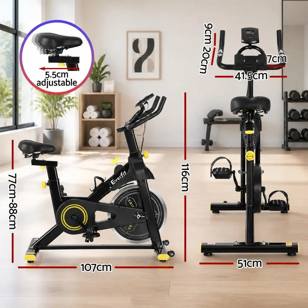 Adjustable Exercise Bike with Bluetooth
