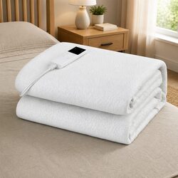 Single Electric Heated Blanket with Bamboo Fabric and Remote