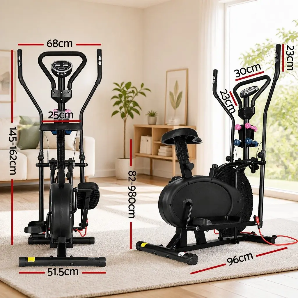 6 in 1 Elliptical Cross Trainer for Home Workouts