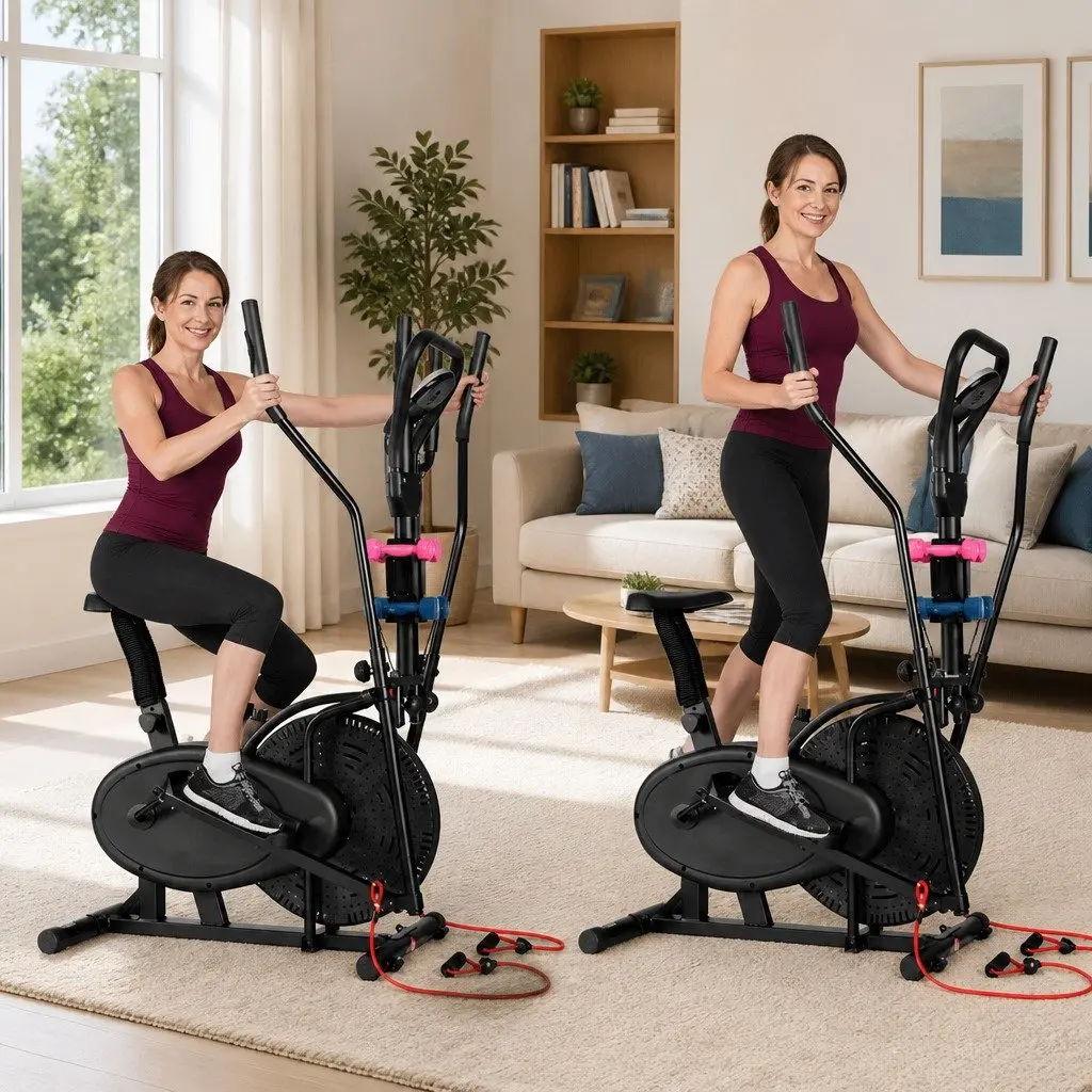 6 in 1 Elliptical Cross Trainer for Home Workouts
