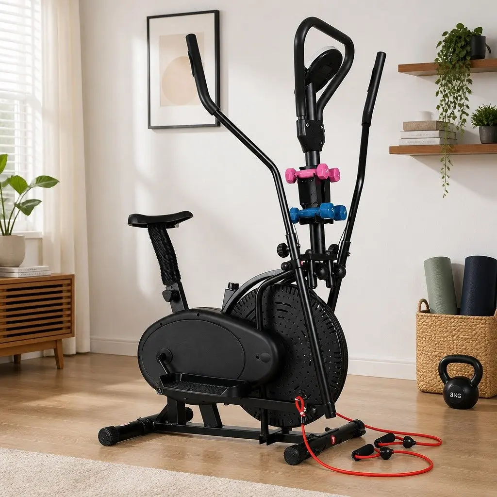 6 in 1 Elliptical Cross Trainer for Home Workouts