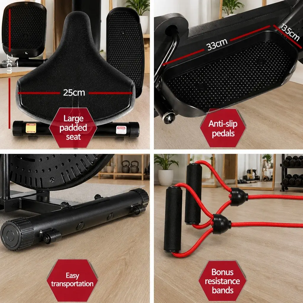 4 in 1 Exercise Bike Cross Trainer Home Gym