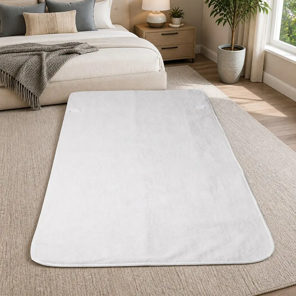 Queen Size Heated Electric Blanket with Fleecy Fabric