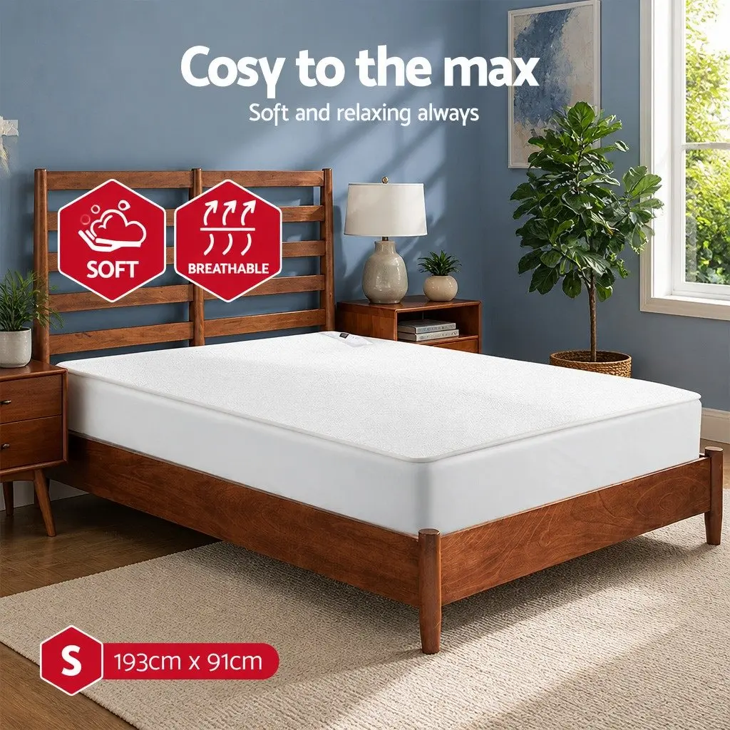 Electric Blanket for Single Bed Fitted with Fleece