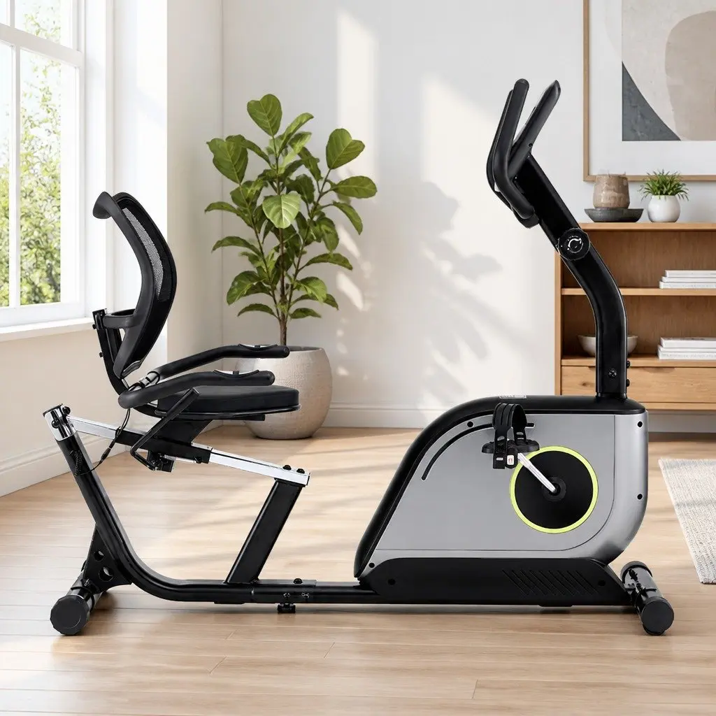 Recumbent Exercise Bike with Magnetic Resistance