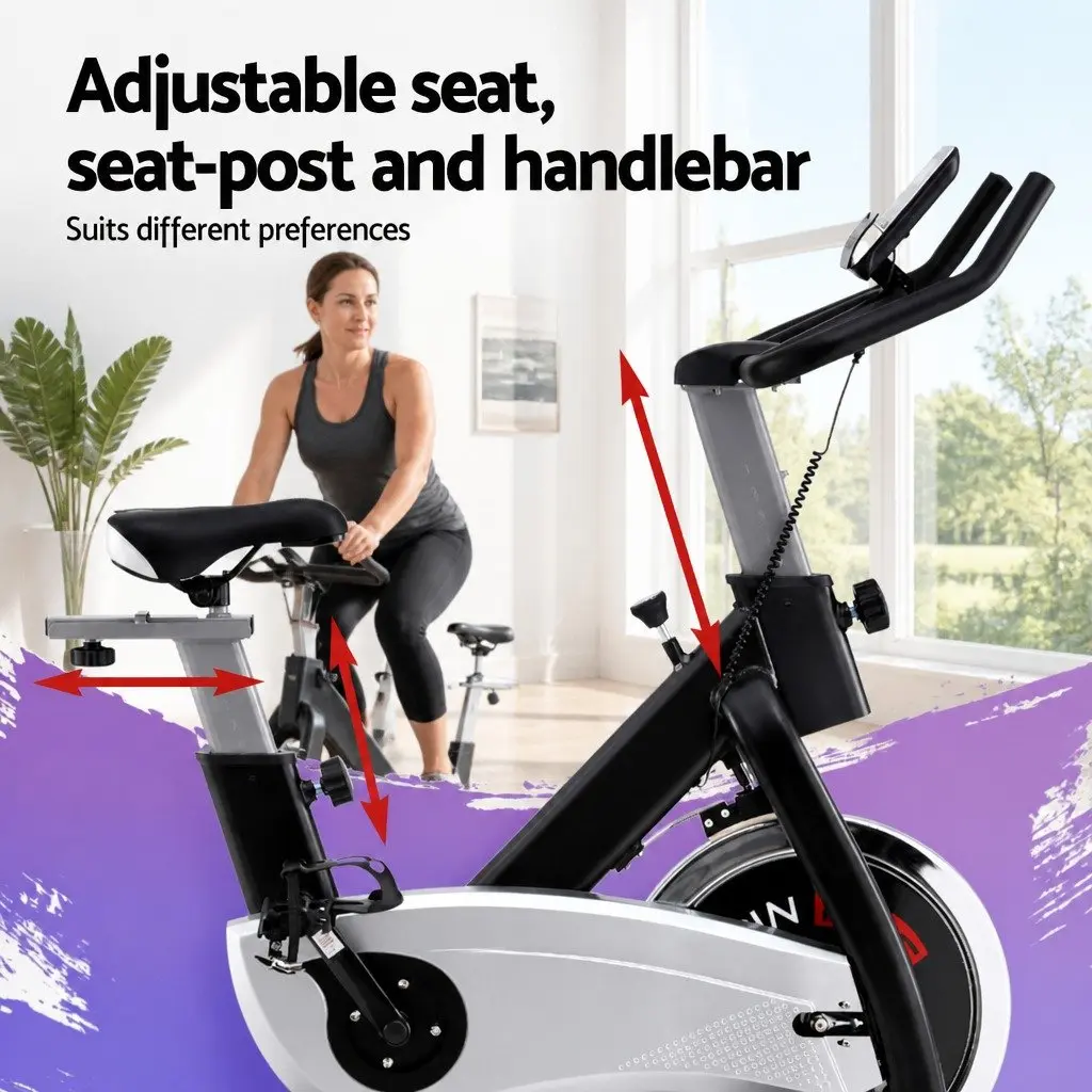 15kg Flywheel Exercise Bike with LCD Display