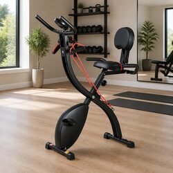 Sturdy Folding Exercise Bike with Magnetic Resistance