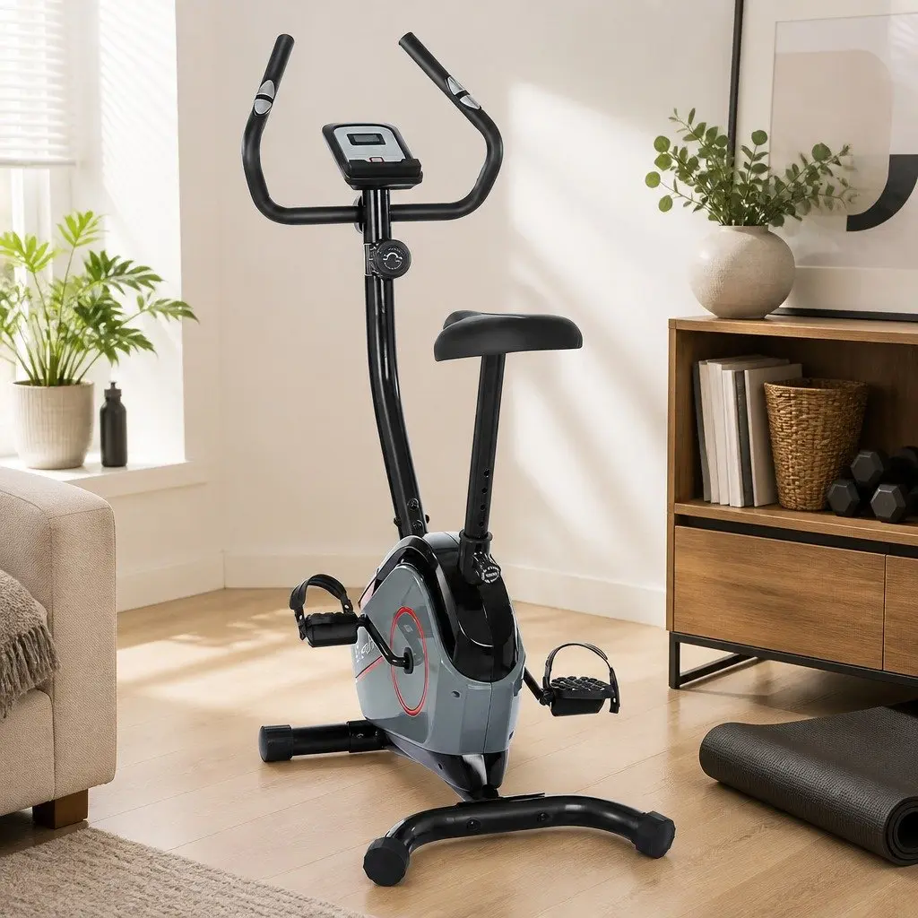 Magnetic Upright Exercise Bike with 8 Resistance Levels